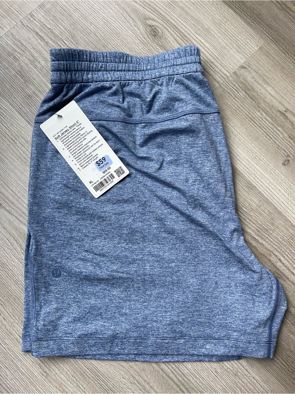 Lululemon Athletica Soft Jersey Short 5” inseam XL NWT